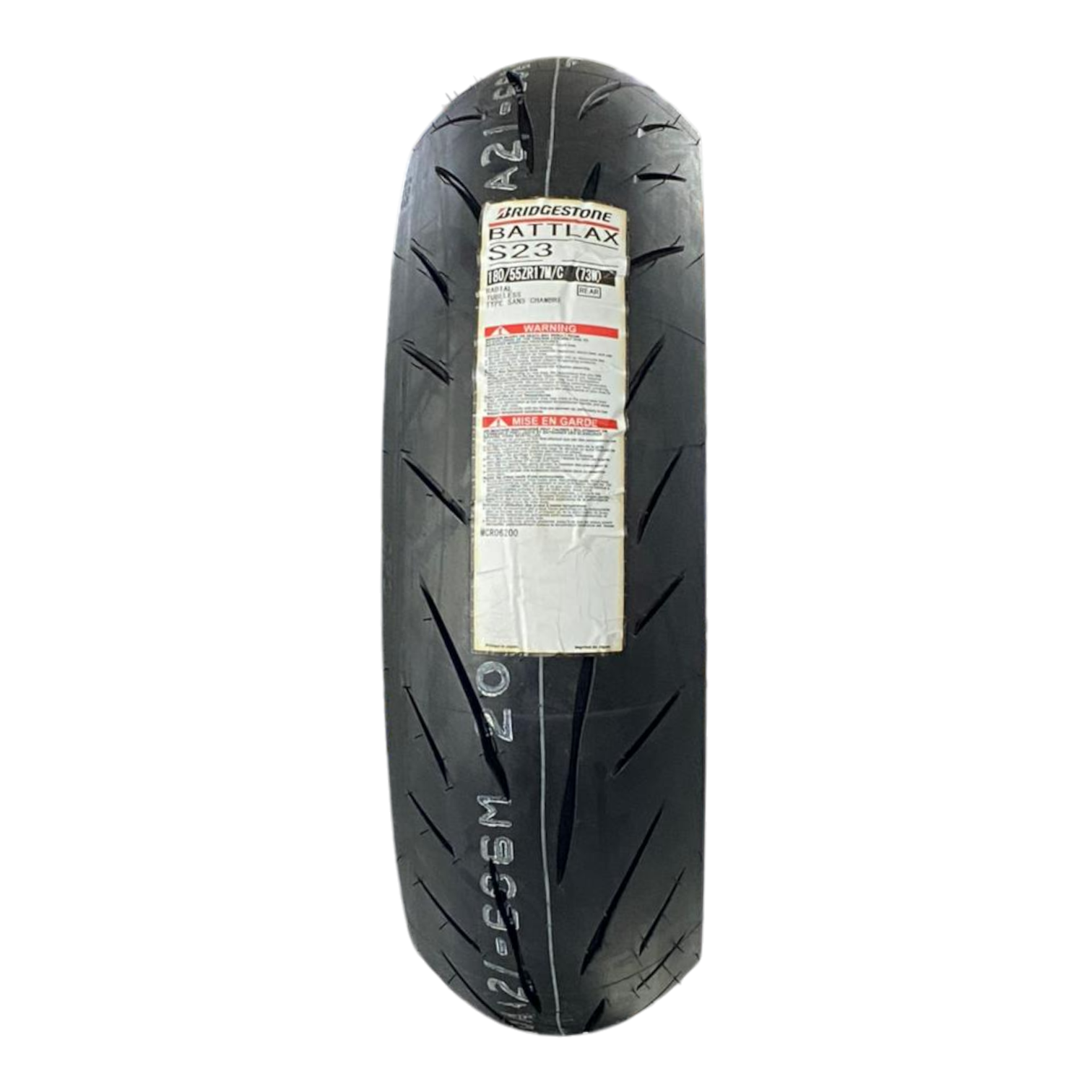 Llanta BRIDGESTONE 180 55zr-battlax 17 strasera 23
