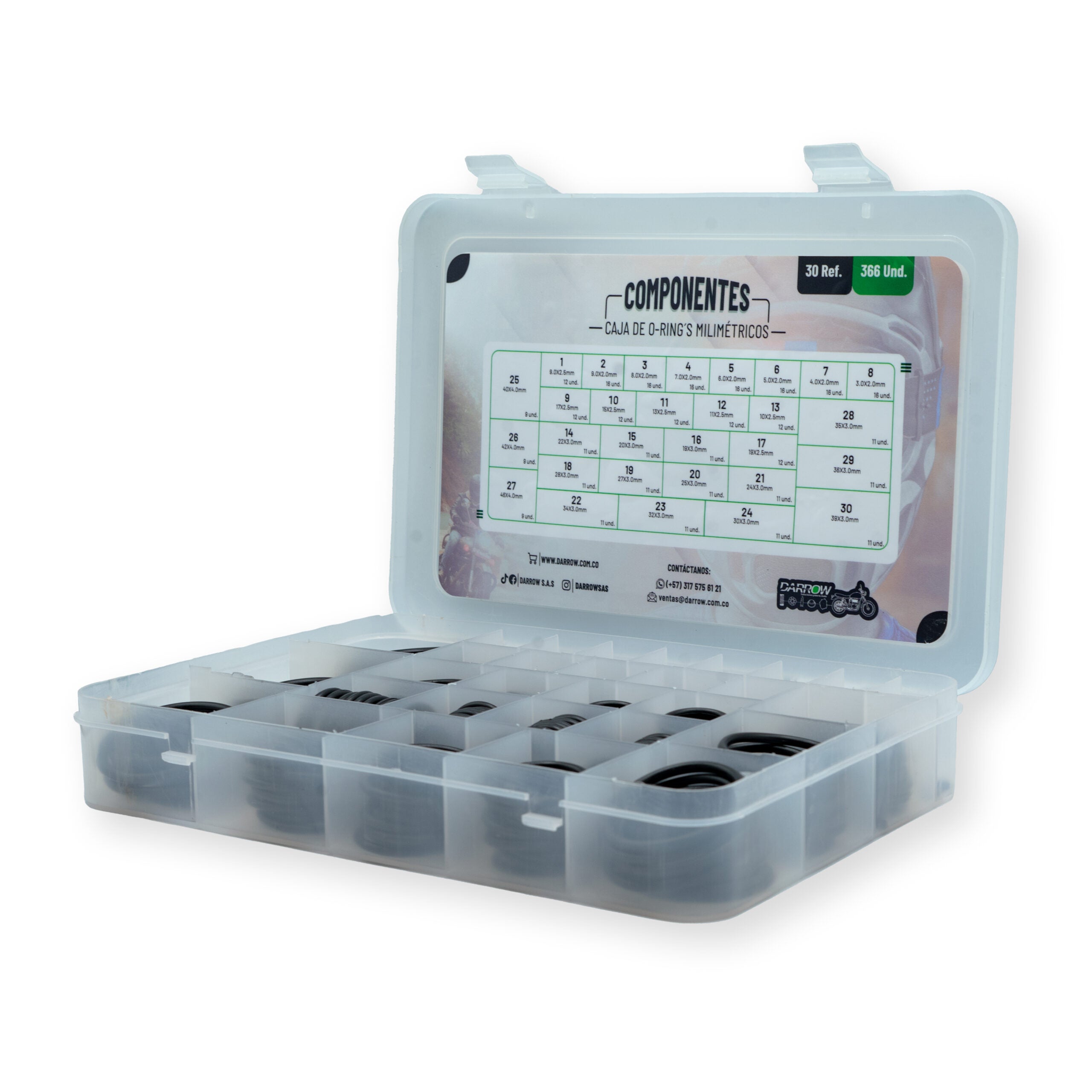 KIT EMPAQUE DE ORING MILIMETRICO