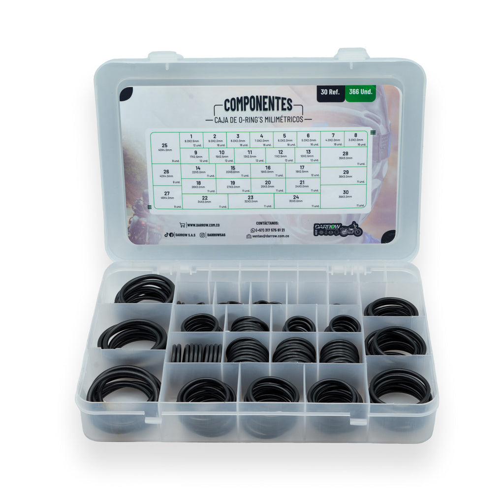 KIT EMPAQUE DE ORING MILIMETRICO