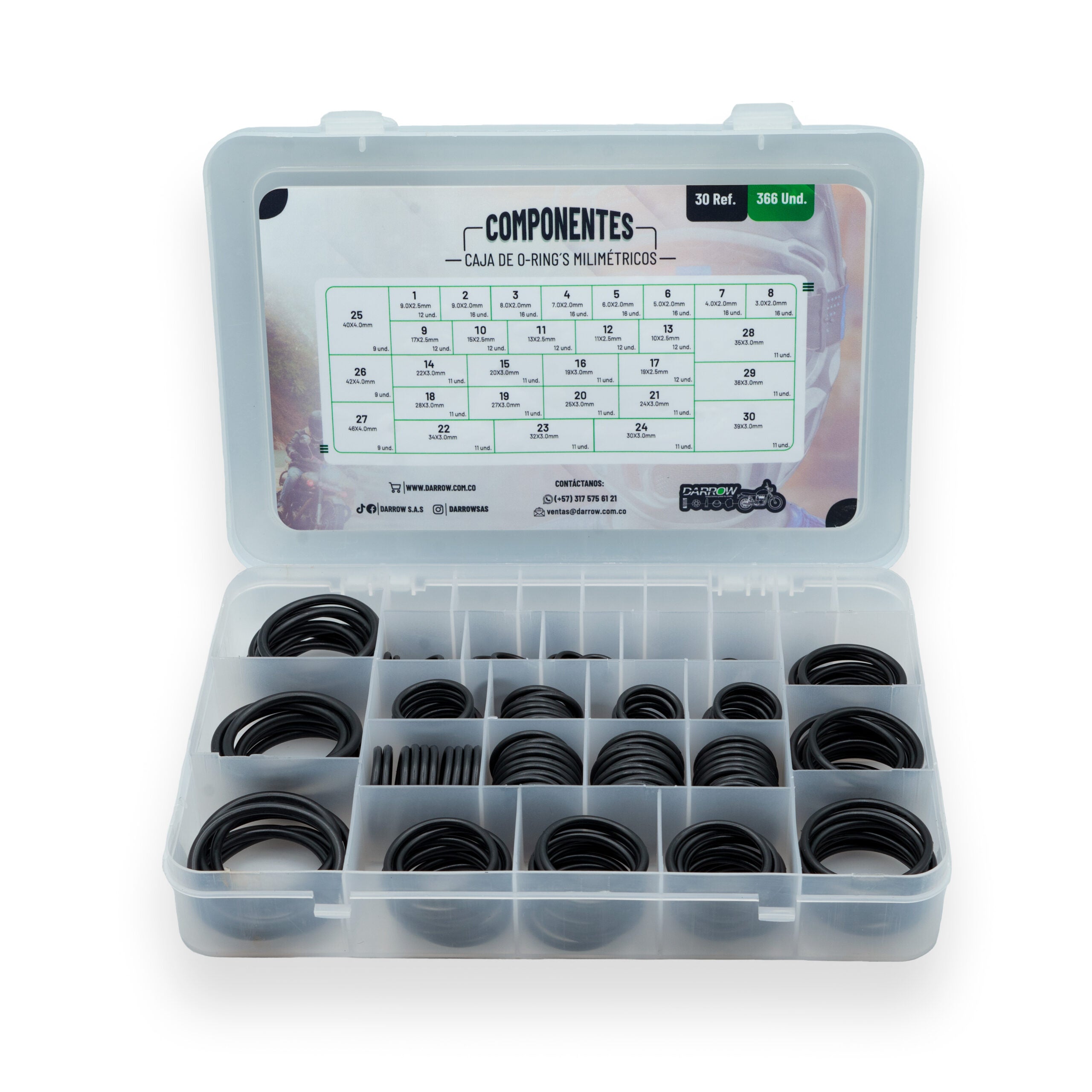 KIT EMPAQUE DE ORING MILIMETRICO