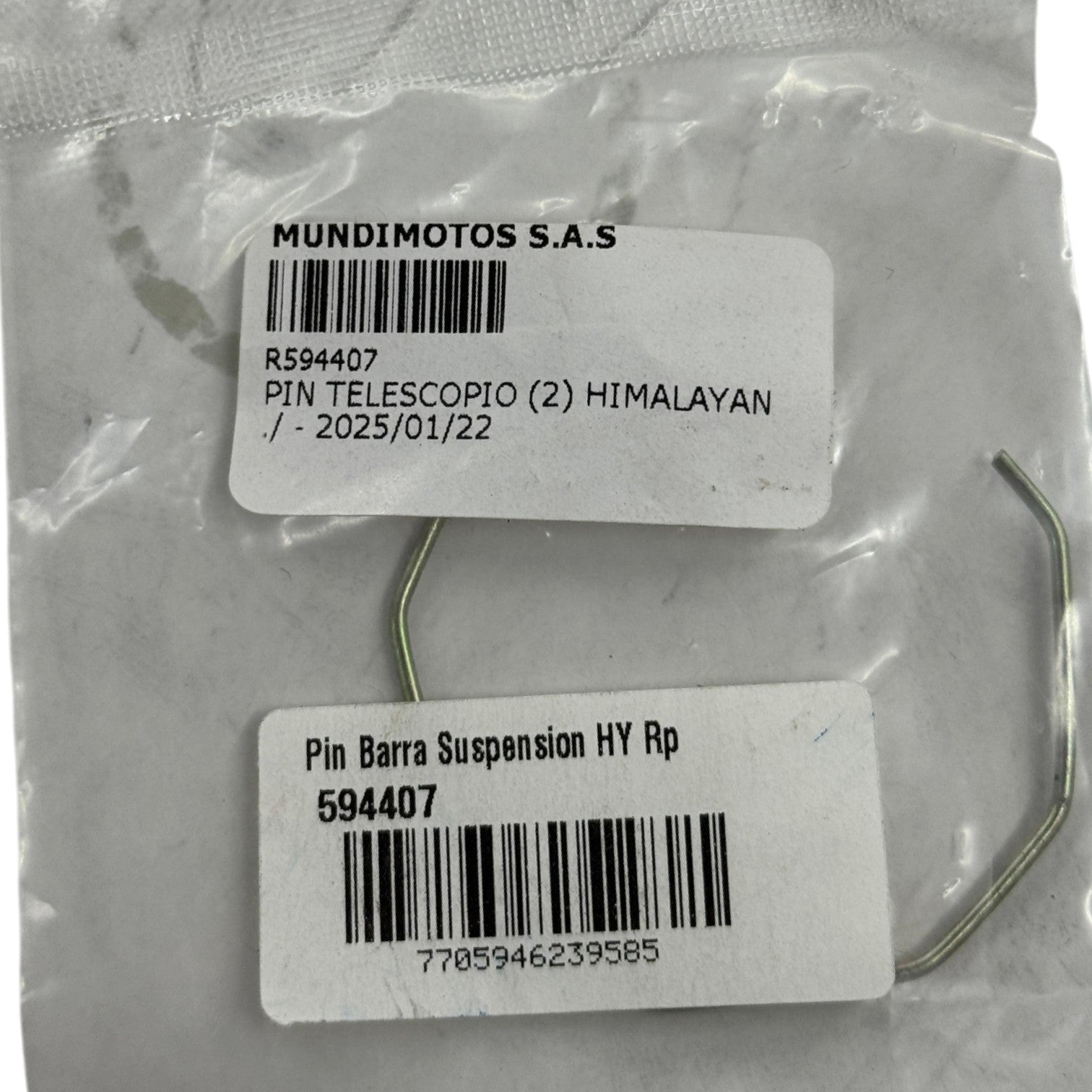 Pin telescopio individual himalayan 2 /euro royal 4 enfield original