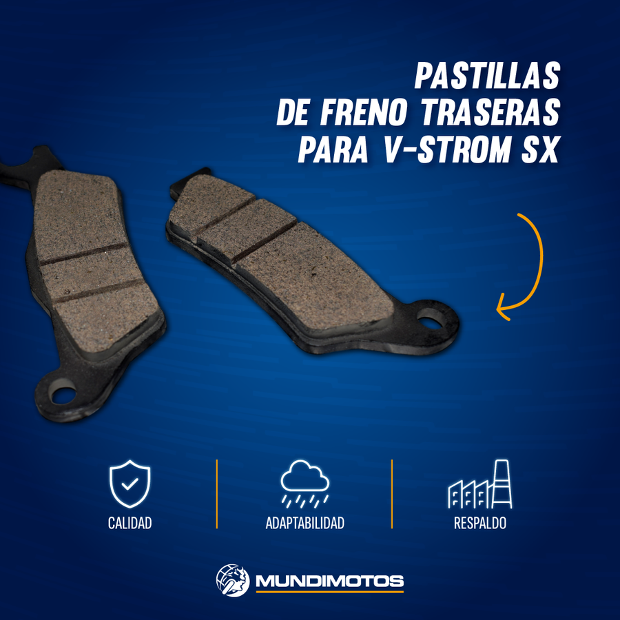 Pastillas De Freno Traseras V-Strom Sx 250 Suzuki Original