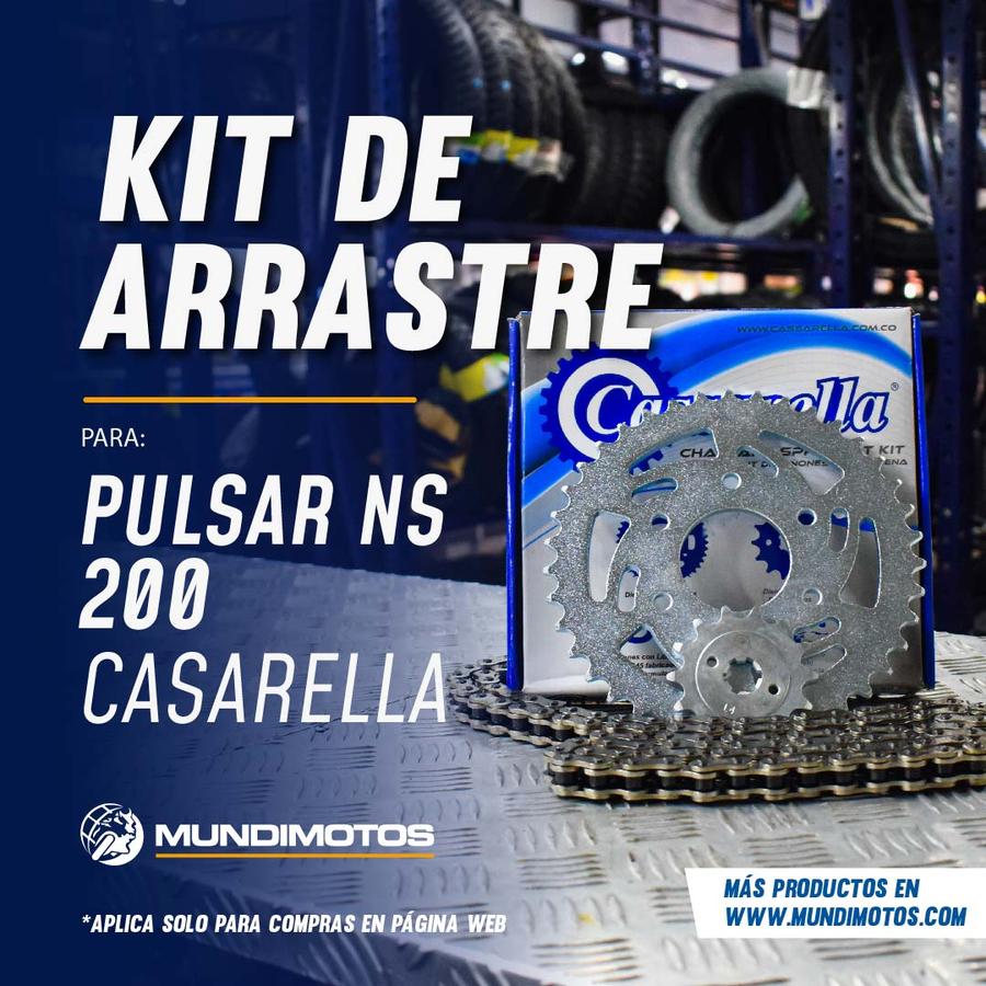 Kit arrastre BAJAJ PULSAR NS 200