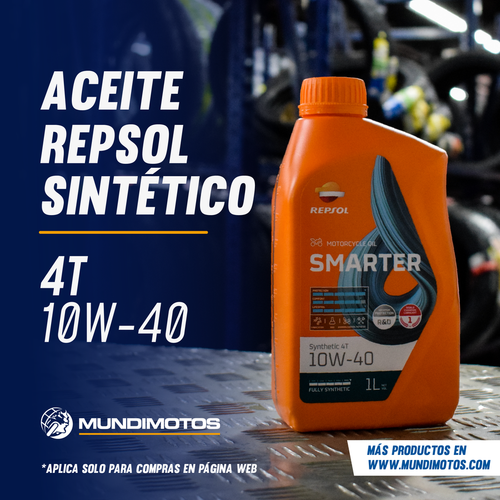 Aceite de motor REPSOL 10wsintetico 40 synthetic tiempos 4