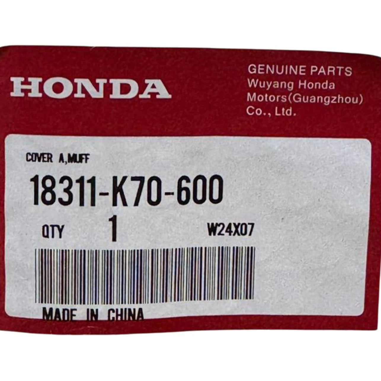 Protector de mofle cb190r HONDA original