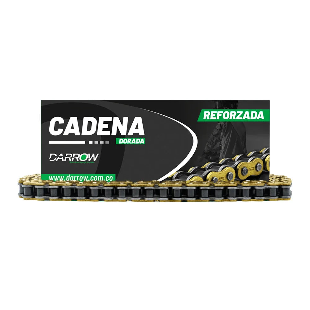 CADENA 428H-132L REFORZADA DORADA