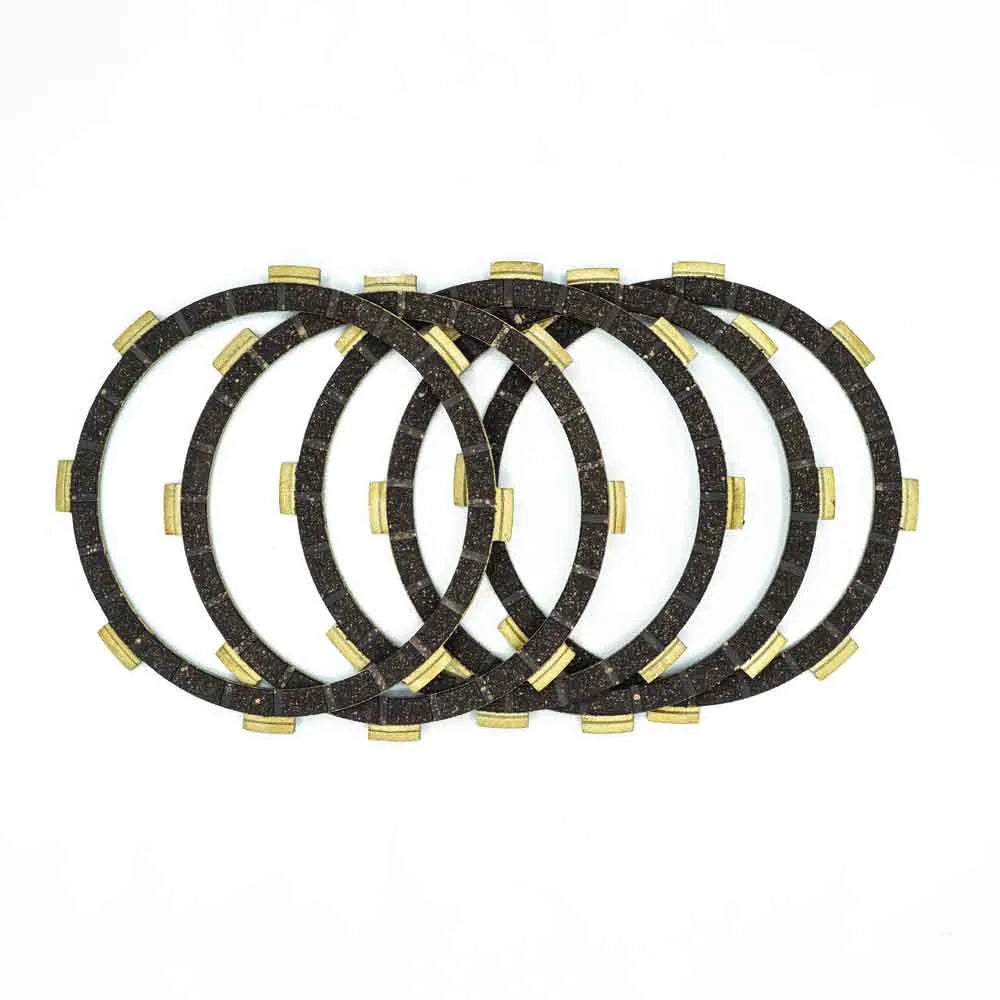 JGO DISCOS CLUTCH (5 DISCOS) RX100/115/YBR/LIBERO125/XTZ125 (<12) RUBBER BASE