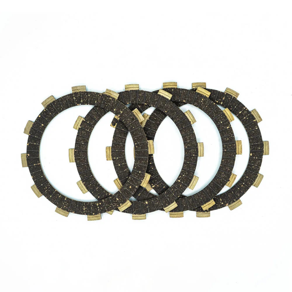 JGO DISCOS CLUTCH (4 DISCOS) AX4-EVOLUTION/VIVA R 115/VIVAX 115/BEST 125/HAYATE RUBBER BASE