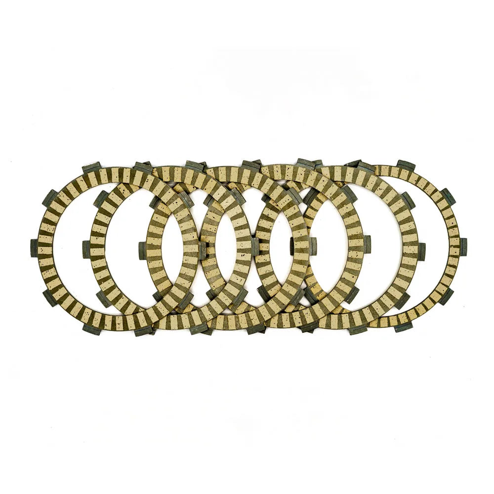 JGO DISCOS CLUTCH (6 DISCOS) PULSAR 180 DTSI/BLACK TEC (GRANDES-DK101345) PAPER BASE