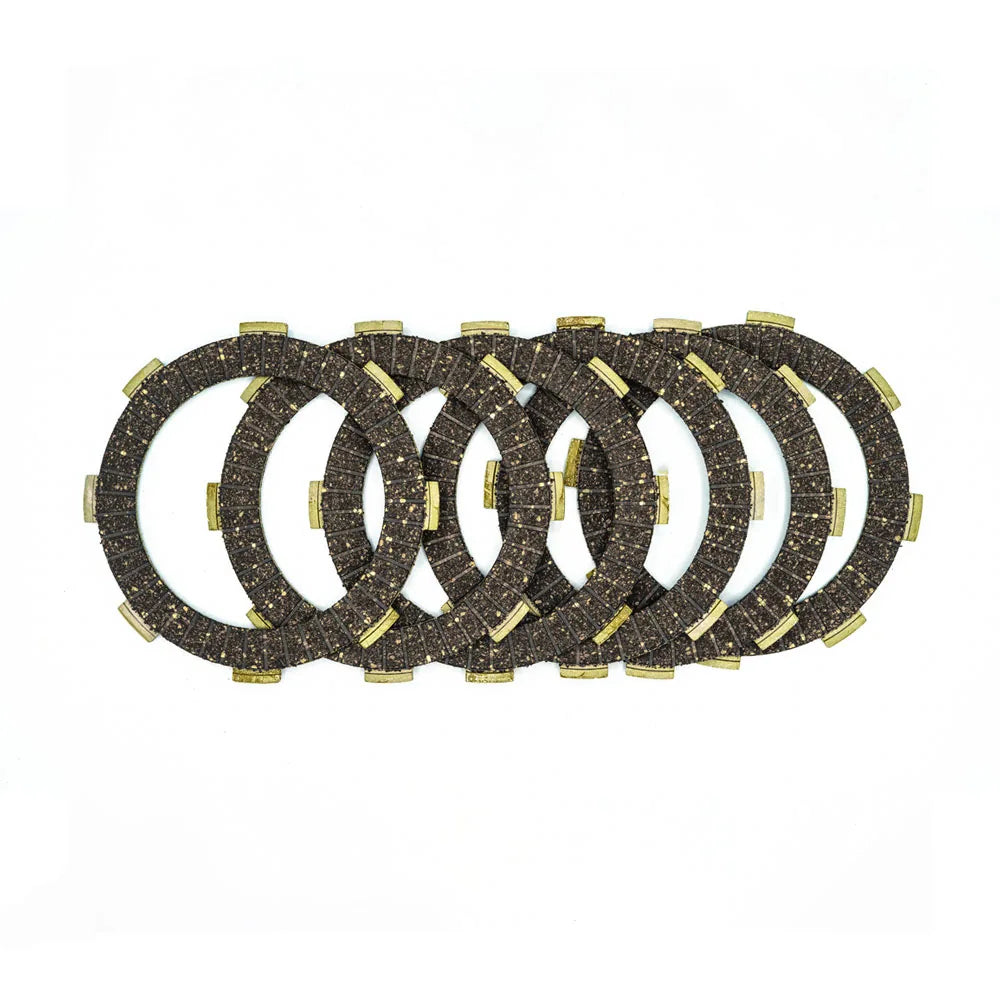 JGO DISCOS CLUTCH (6 DISCOS) MOTOCARRO AKT180 3W/AYCO RUBBER BASE