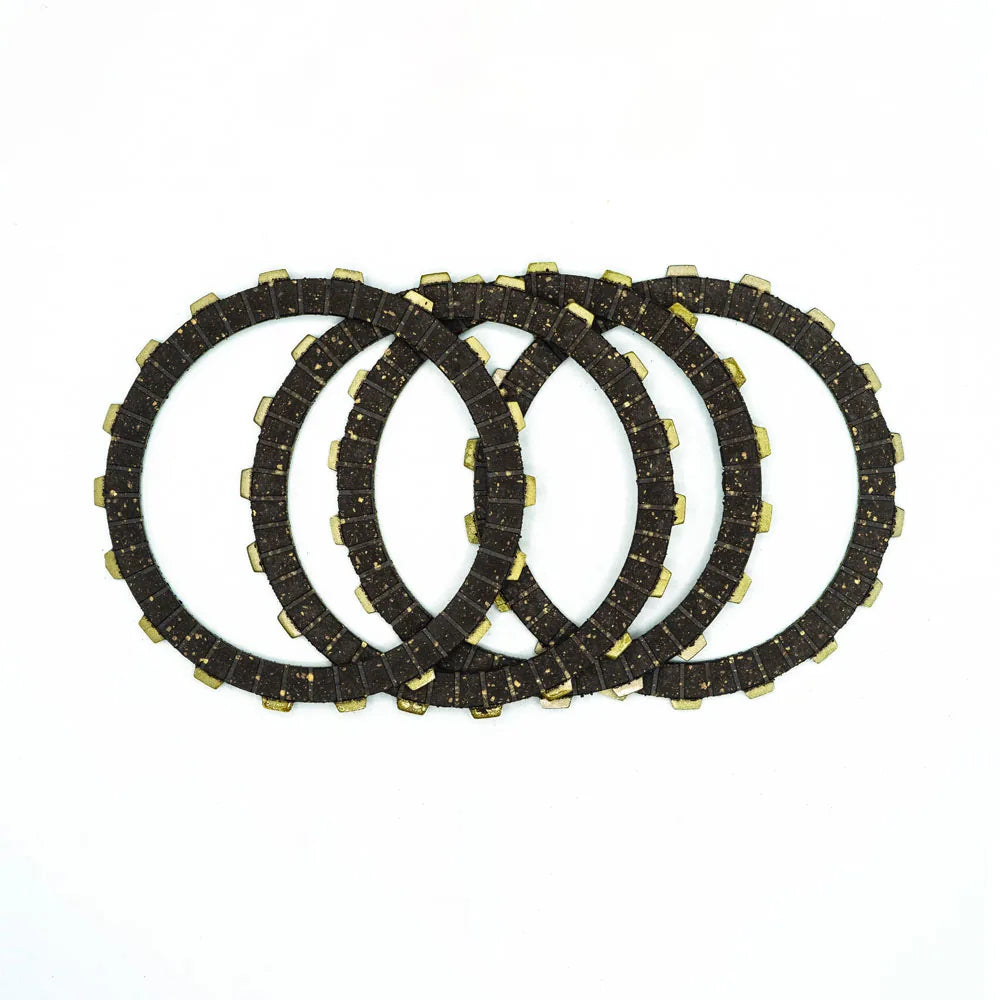 JGO DISCOS CLUTCH (4 DISCOS) BIZ125/HERO THRILLER RUBBER BASE