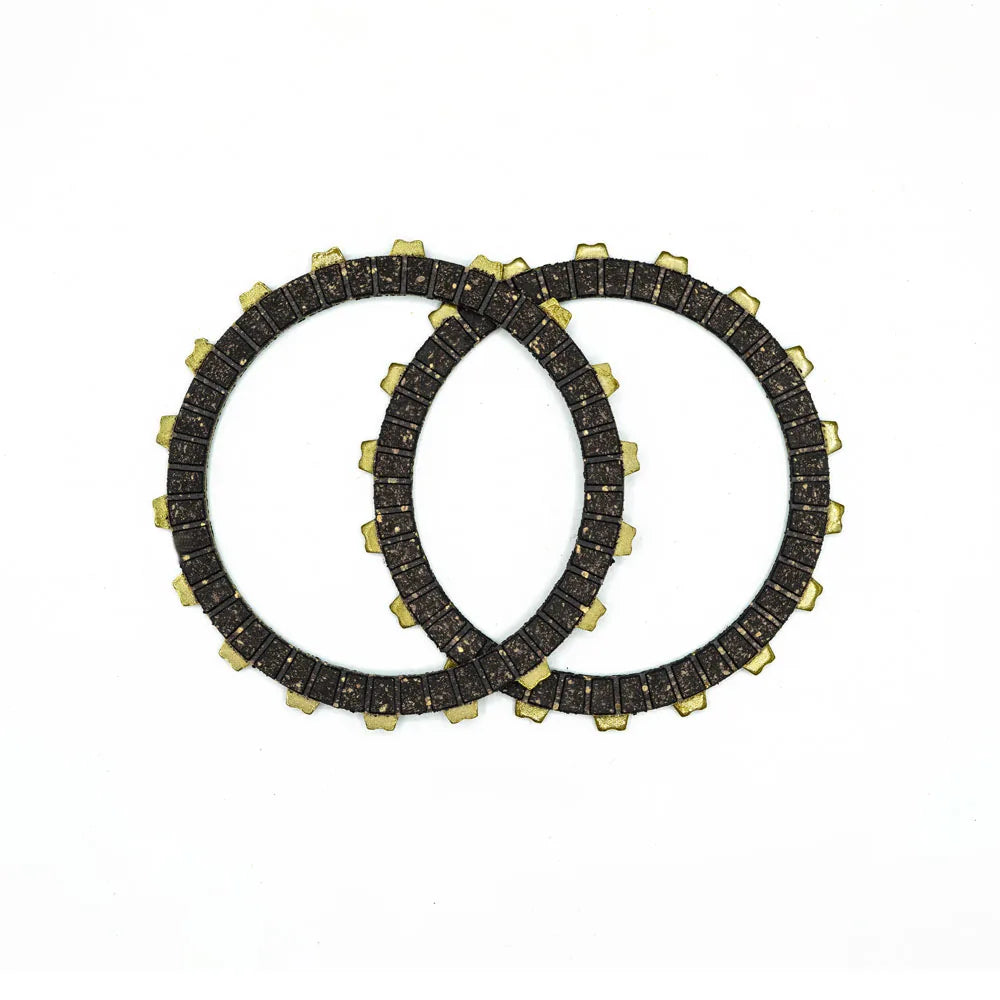 JGO DISCOS CLUTCH (2 DISCOS) CRYPTON115/110D (18DIENTES) RUBBER BASE