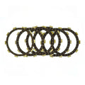 JGO DISCOS CLUTCH (6 DISCOS) PULSAR 180 UG/PULSAR 200 (PEQUEÑOS-DJ101369) RUBBER BASE
