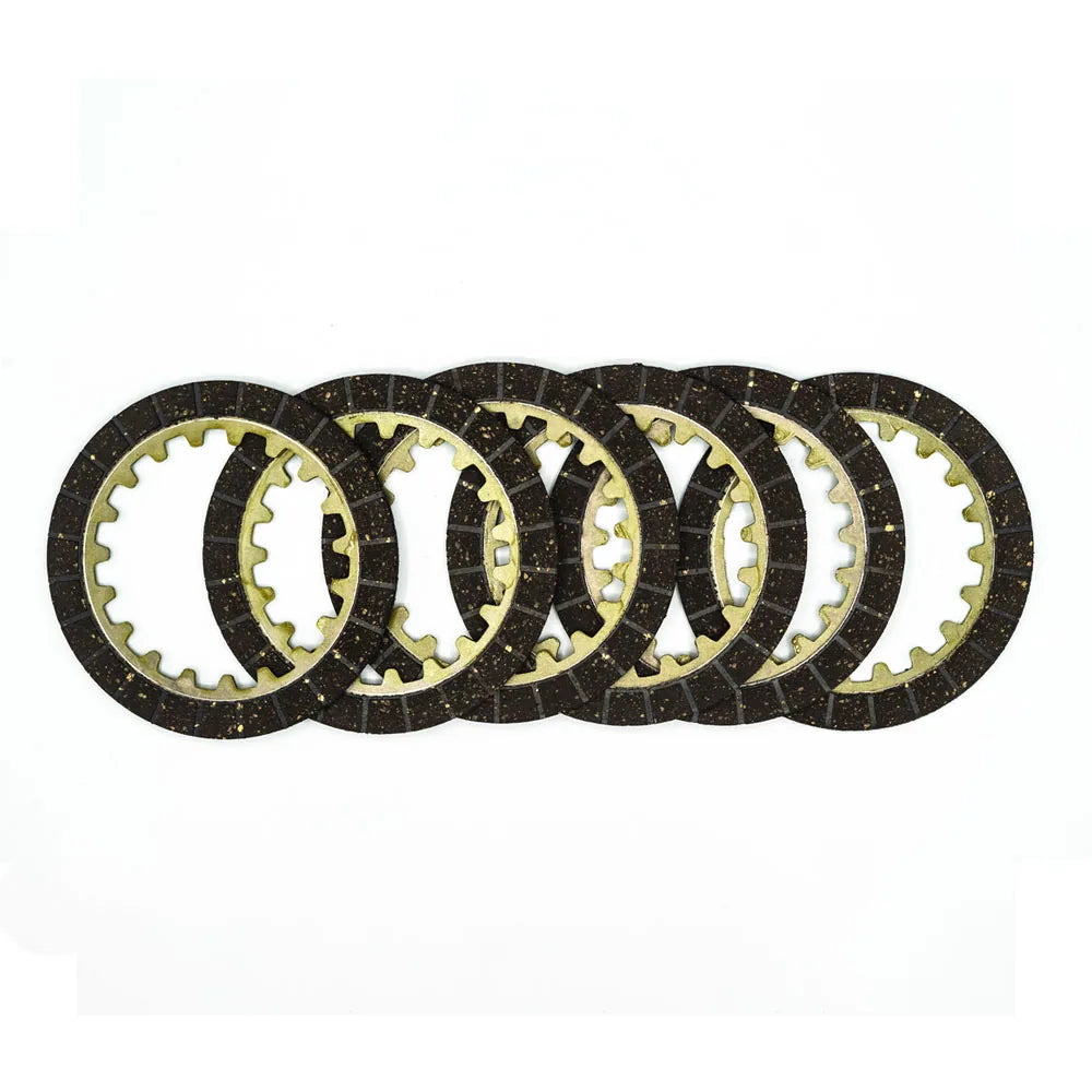 JGO DISCOS CLUTCH (6 DISCOS) V80 RUBBER BASE