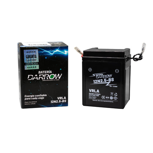 BATERIA 12N2.5-BS AK100 S/BOXER CT-UG/PLATINO100-K TEC/DISCOVER 100-125-135 KS/SPLENDOR +/NXG/CD100KS ECO DELUXE/PASS10N/XL125 (BRASIL)/XLR125/GL145/WIND 125/RX100 CLASSIC/LIBERO YD110