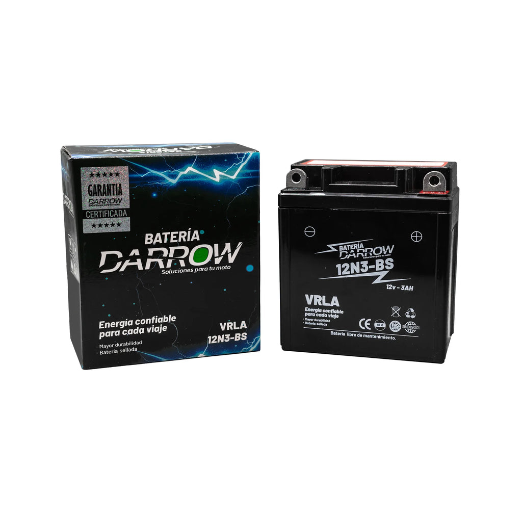 BATERIA 12N3-BS MAX100/MAGIC 110/KDX125/TS185 MN 12V/DTK125/DTK175/DT200