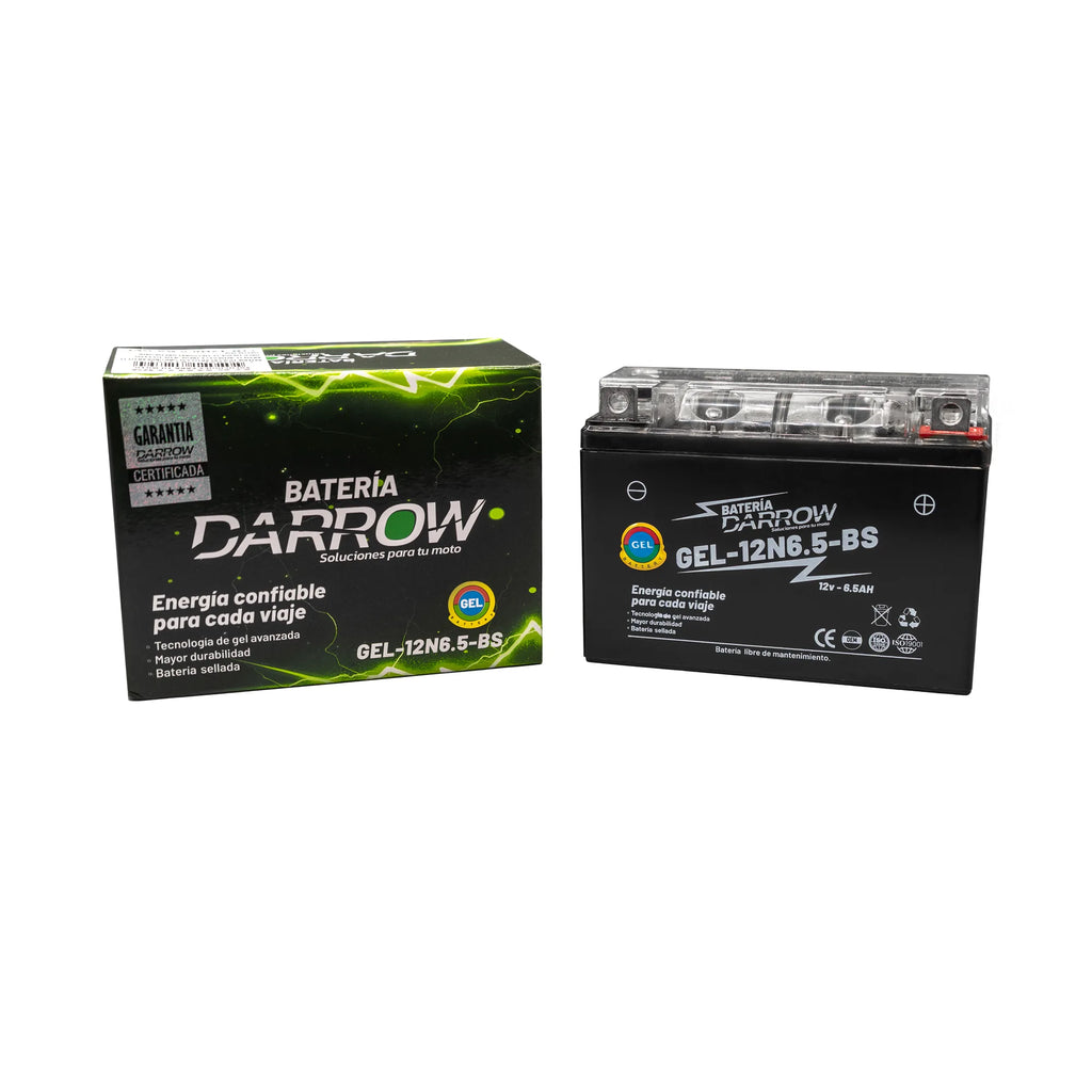 BATERIA 12N6.5-BS AK125 S-SL-NKD-NKDR/AK125 TT/AK150 TT/JH150 GY2 X TREME/JETIX-125/XY125/MACH 110/ONE ST 110/COMBAT/MRX150 (2020)/MRX150 2020