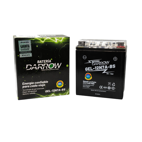 BATERIA 12N7A-BS 180S/ELITE 125/CB190/XR190/XRE190/CBR250/CBX250 TW1STER/XR250 TORNADO/XR250/XRE300/KLX150/KDX250S/DR-150/XTZ250/FZ25/XMAX/YZF R3/MT03