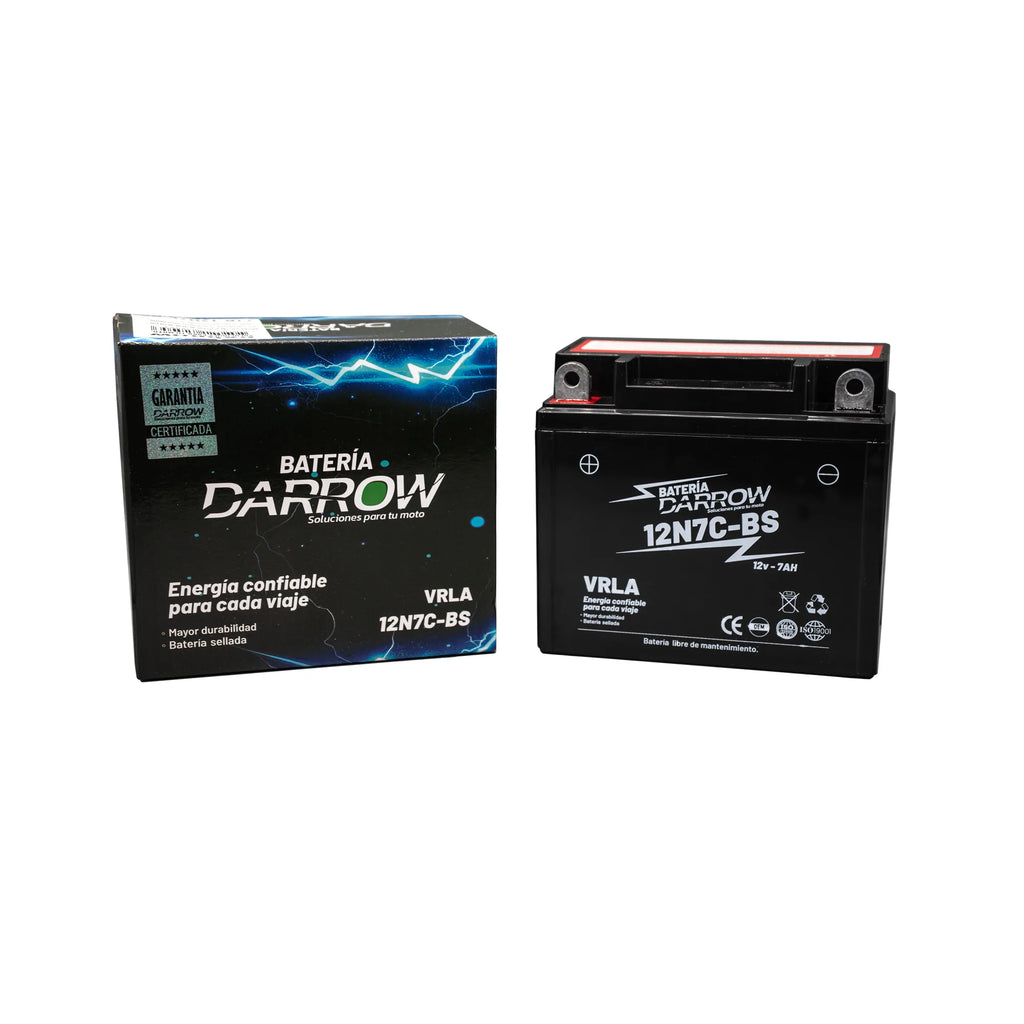 BATERIA 12Ν7C-BS AK125 EVO /AK125 NE /AK150 EVO /AK150 NE/AVENGER 220/JH125/GN125 /GS125/GN125H/GIXXER 150/GSR150/GSX150/NITRO125