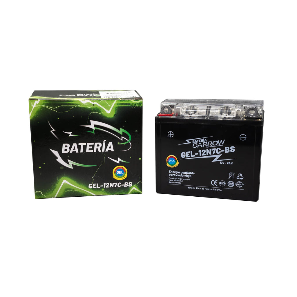 BATERIA 12Ν7C-BS AK125 EVO /AK125 NE /AK150 EVO /AK150 NE/AVENGER 220/JH125/GN125 /GS125/GN125H/GIXXER 150/GSR150/GSX150/NITRO125