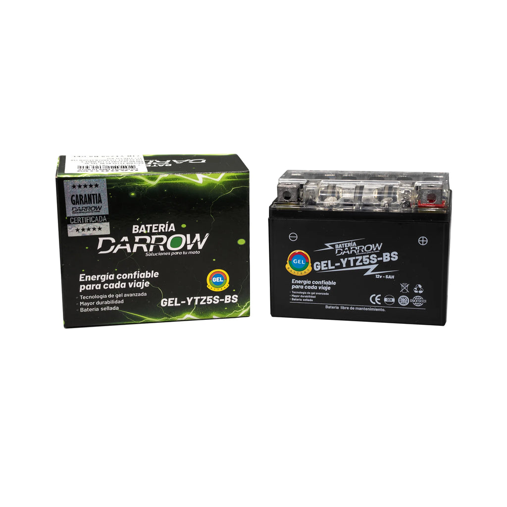 BATERIA YTZ5S-BS RE 205 4S/DREAM NE0/NAV1/C110 WAVE S/250 SX/BEST 125/SHOCK/VENOM 250/YCZ 110D/YZF R15