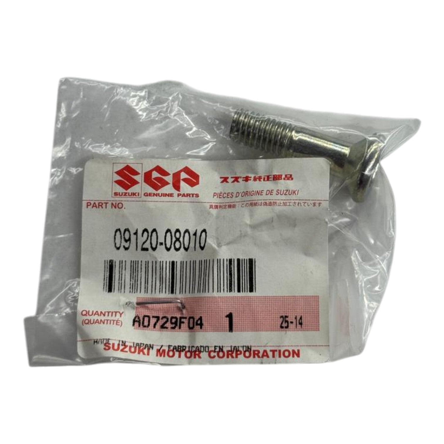 Tornillo sprocket 8x30.dr 5650se SUZUKI original