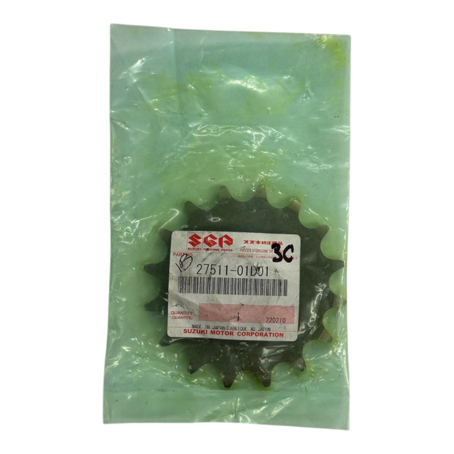 Piñon de arrastre gs 500es-er SUZUKI original (dientes 16)