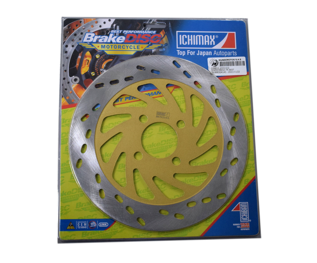 Disco Freno Delantero Suzuki Best 125