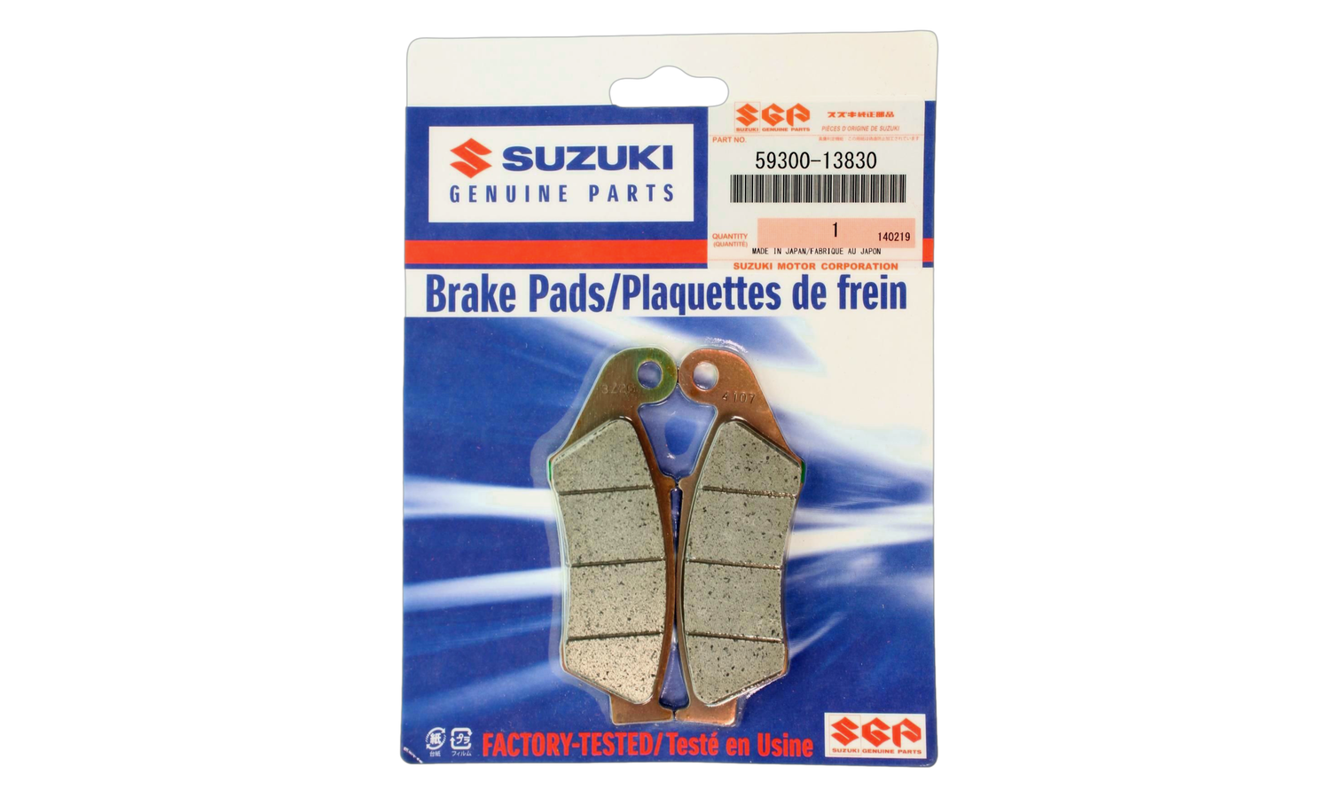 Pastillas De Freno Dr Suzuki 650 Original (Delanteras)