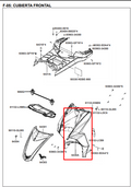 Guarda Piernas Agility Rs 125 Kymco Original