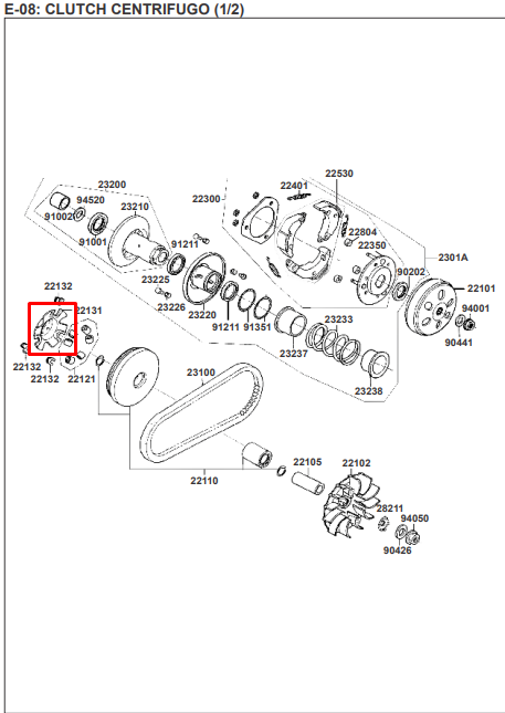 Plato porta roller agility KYMCO 125 original