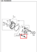 Eje Clutch Agility Original Kymco