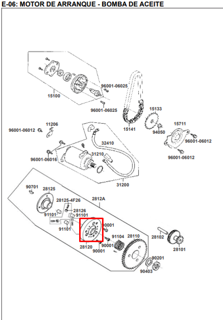 Clutch De Arranque Agility 125/City 150 Kymco Original