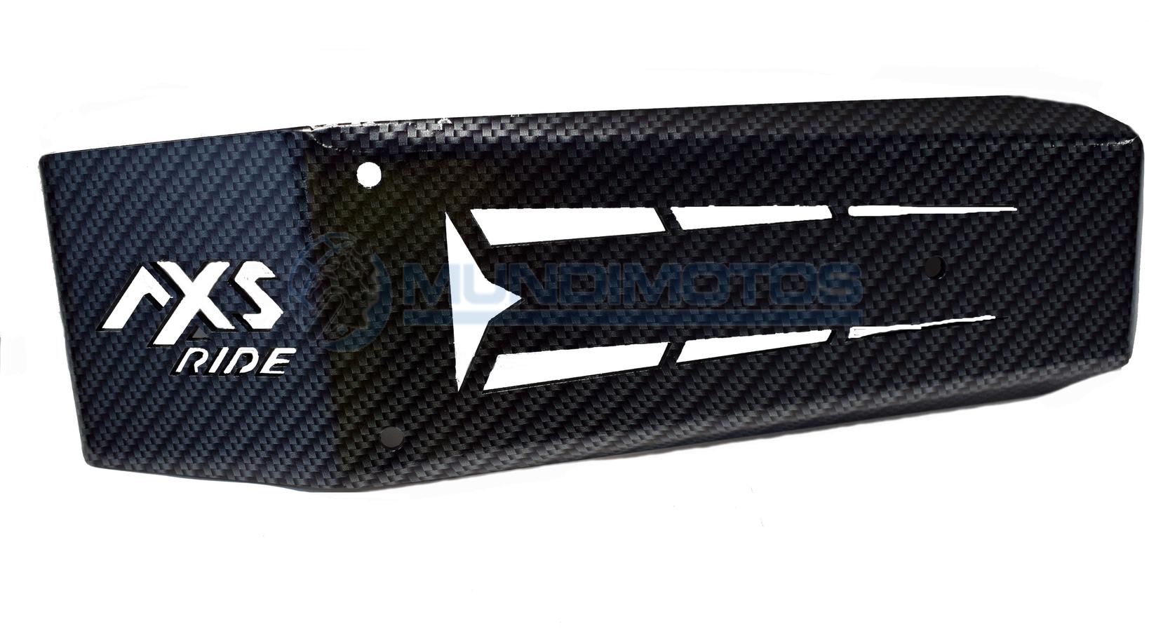 Tapa Ventilador Fibra De Carbono Axs Ride Original (Lujo)