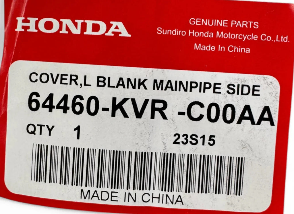 Tapa chasis izquierda wave ii HONDA original