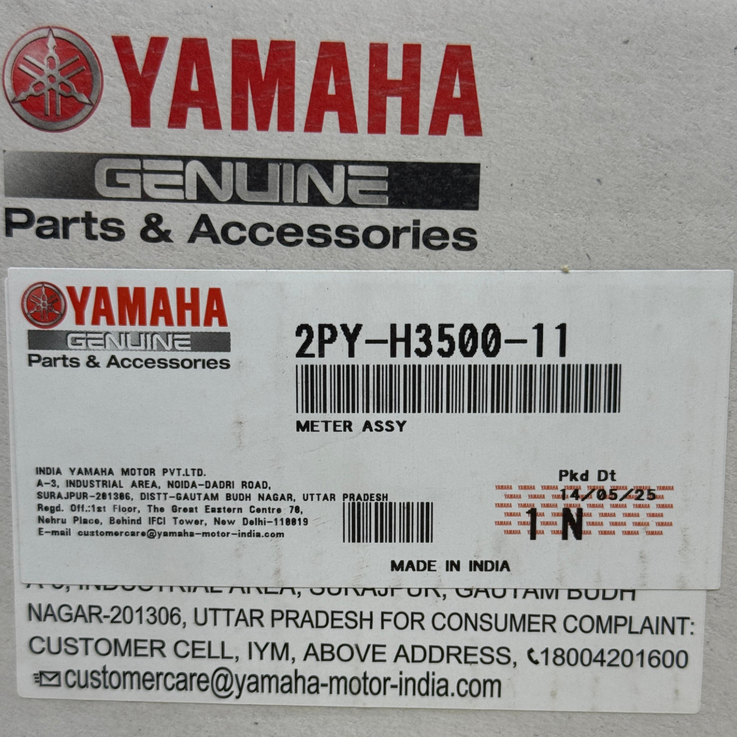Velocímetro completo YAMAHA szr 2.original 0