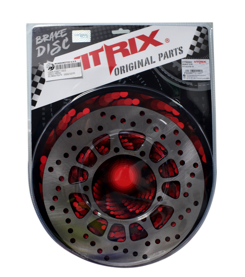Disco Freno Delantero Yamaha Dt 125, Xt 225, Xtz 125