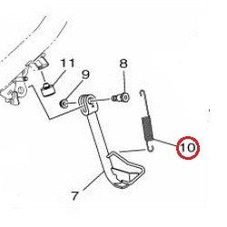 Resorte gato lateral nmax abs bbeyamaha 1