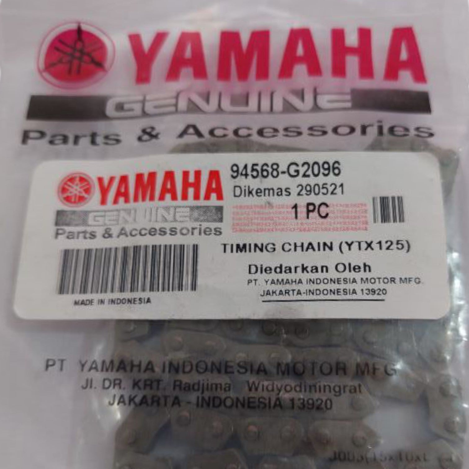 Cadenilla sca2x3 096l sz16r YAMAHA
