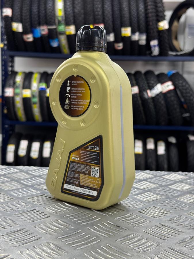 Aceite de motor BAJAJ sintético 20w50 1.2l tiempos 4
