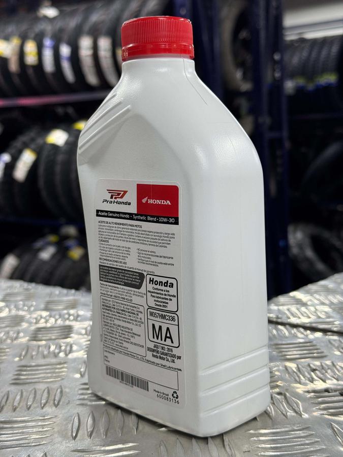 Aceite de motor pro honda 10wsemisintetico 30 tiempos 4