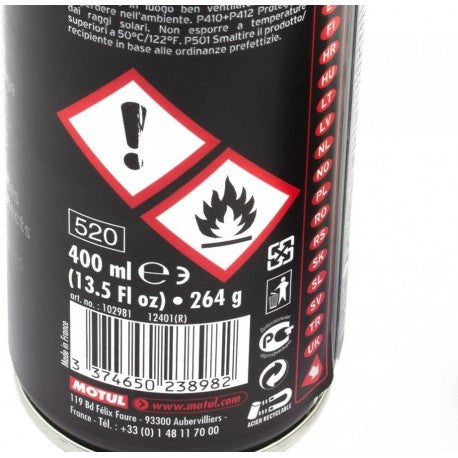 Lubricante de cadena MOTUL cchain 4 lube line mililitros 400