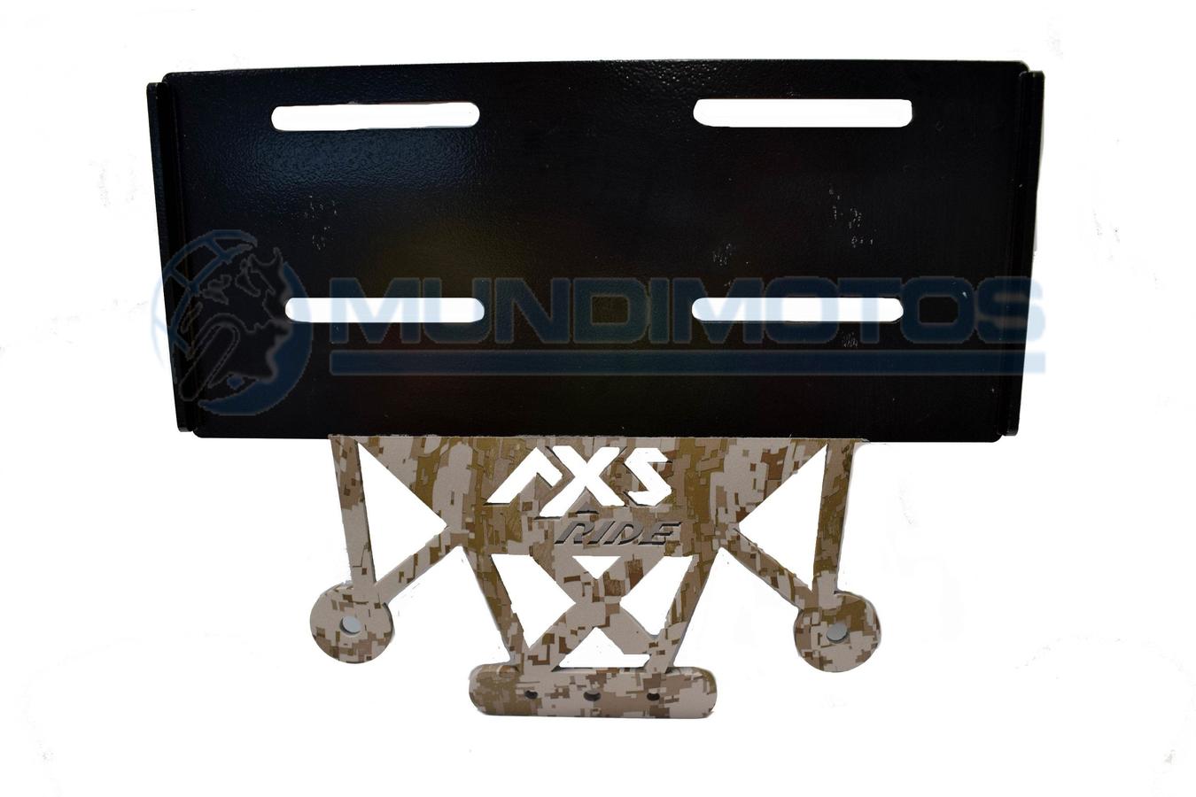 Protector De Placa Desierto Axs Ride